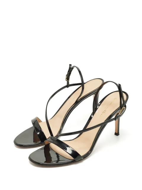 Gianvito Rossi Manhattan heeled sandals Black 1331894