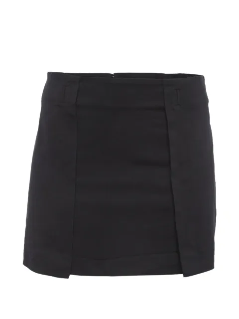 Gucci Pre-Owned pleated gabardine skirt Black 1314052