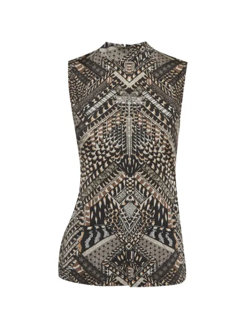 Just Cavalli Vintage printed jersey top Black 1295917