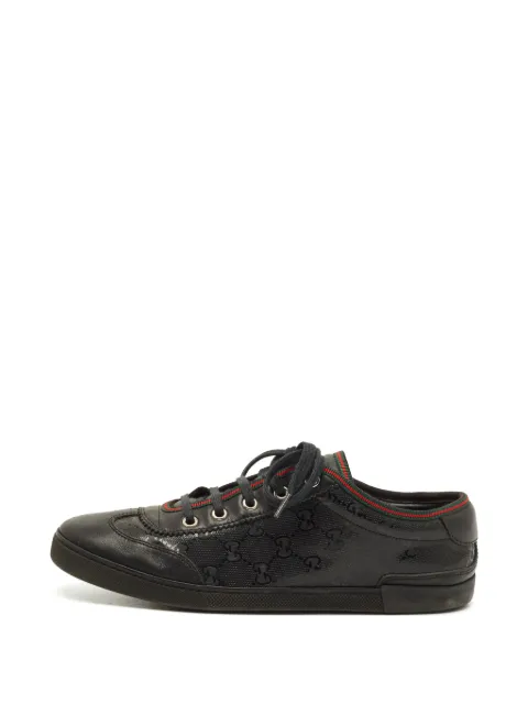 Gucci Pre-Owned Imprimé GG sneakers Black 1292980