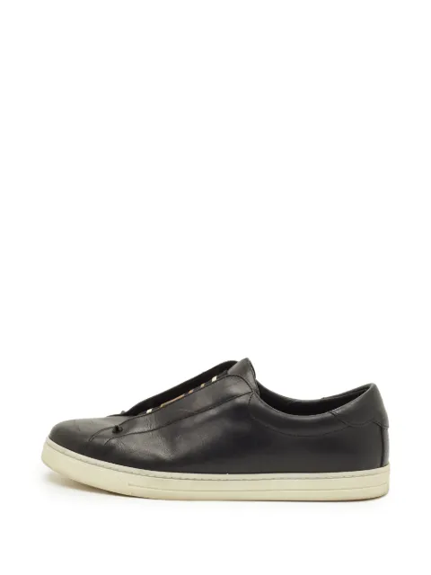 Fendi Pre-Owned Rockoclick slip-on sneakers Black 1281330