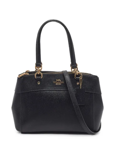 Coach mini Brooke Carryall leather tote bag Black 1337572