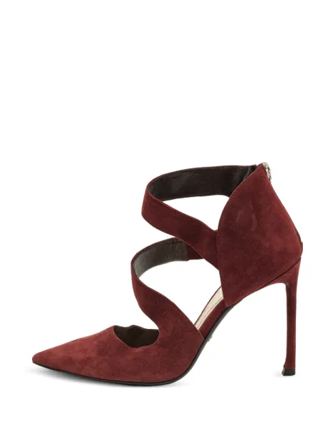 Christian Dior Pre-Owned D'Orsay pointed-toe pumps Red 1265600