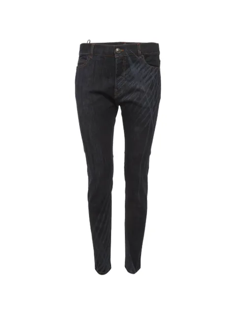 CHANEL Pre-Owned slim-fit jeans Blue 1313729