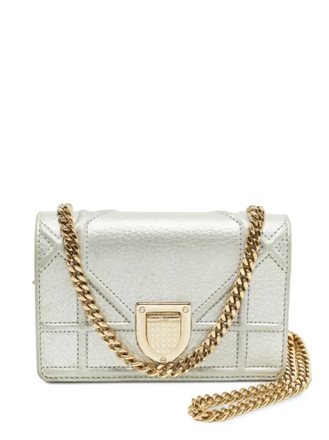 Christian Dior Pre-Owned 2017 baby Diorama shoulder bag Silver 1288056