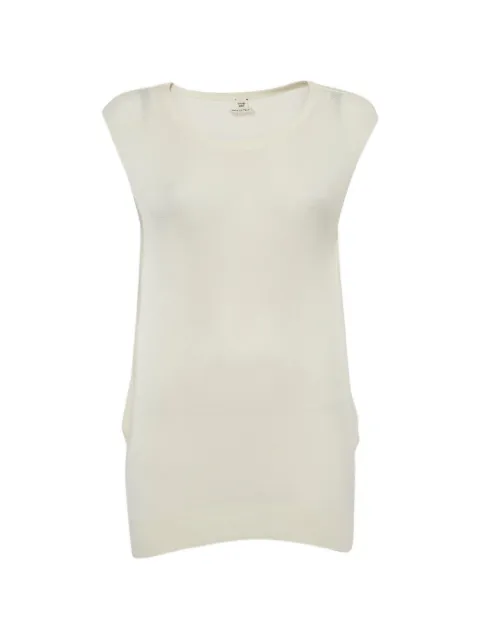 Hermès Pre-Owned sleeveless top White 1316172