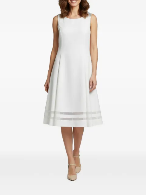 Calvin Klein Vintage mesh-knit sleeveless midi dress White 1338935