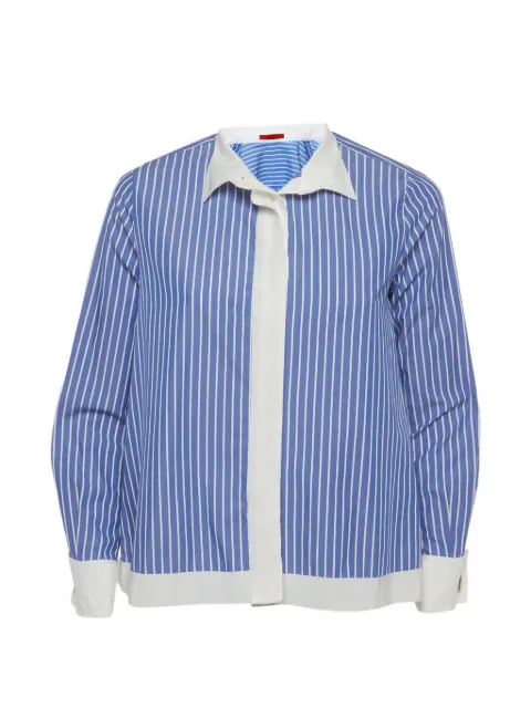 Carolina Herrera Vintage long-sleeve striped shirt Blue 1342261