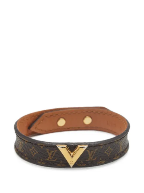 Louis Vuitton Pre-Owned Essential V Monogram bracelet Gold 1343740