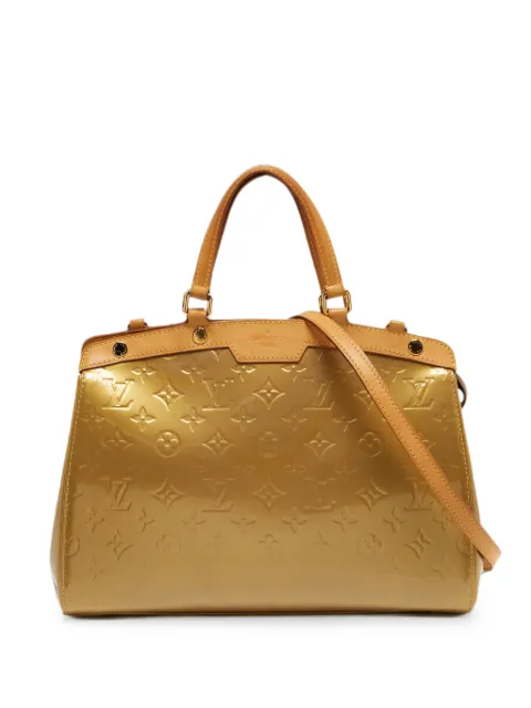 Louis Vuitton Pre-Owned 2012 MM Brea Monogram Vernis tote bag Gold 1278432