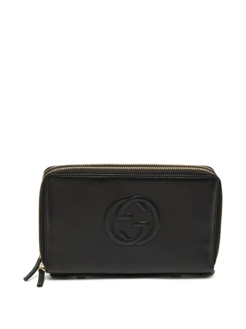 Gucci Pre-Owned Soho double zip-around wallet Black 1274567