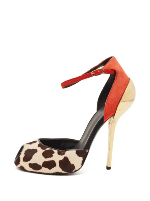 Giuseppe Zanotti Vintage leopard-print ankle-strap sandals Neutrals 1316699