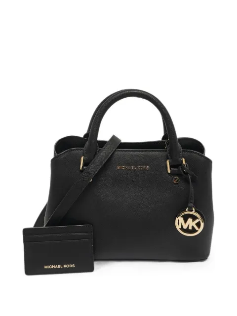 Michael Kors Vintage Savannah leather satchel bag Black 1263752