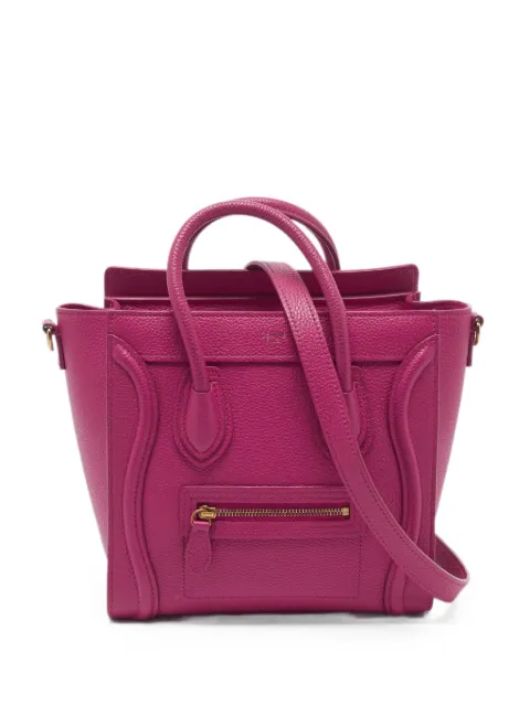 Celine Pre-Owned Nano Luggage tote bag Pink 1353341