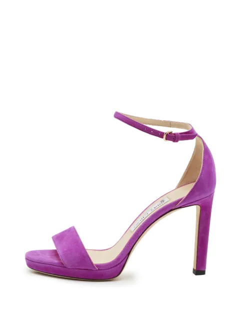 Jimmy Choo Pre-Owned Misty ankle-strap sandals Purple 1342396