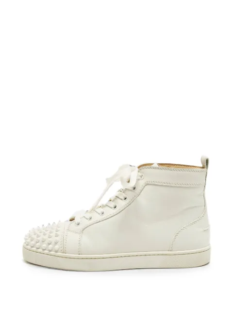 Christian Louboutin Pre-Owned Louis Spikes high-top sneakers White 1337644