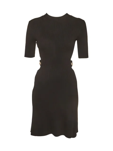 Maje knitted cut-out midi dress Black 1299935