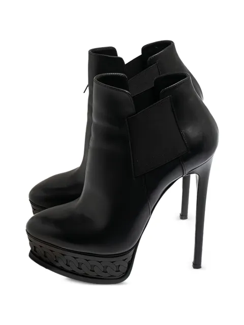 Casadei platform ankle boots Black 1165240