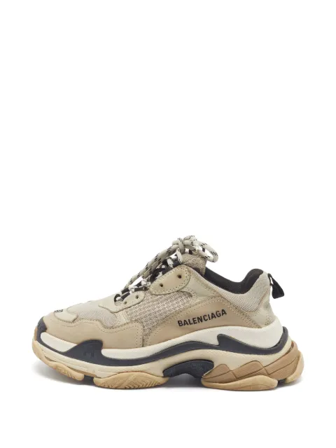 Balenciaga Pre-Owned Triple S mesh sneakers Neutrals 1358123