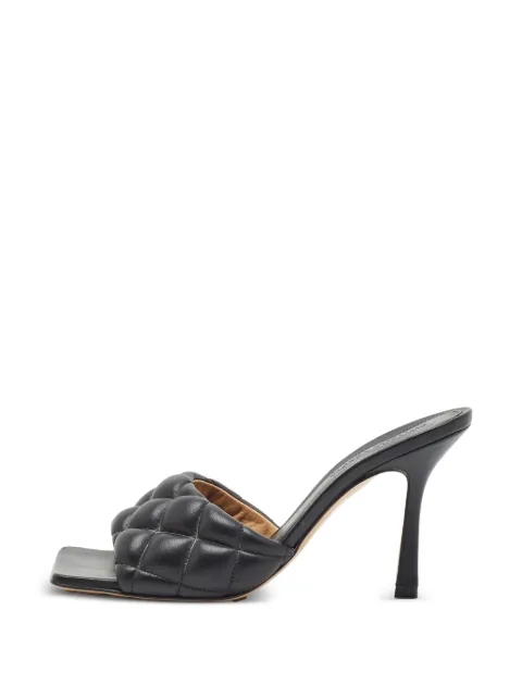 Bottega Veneta Pre-Owned Lido padded sandals Black 1343959