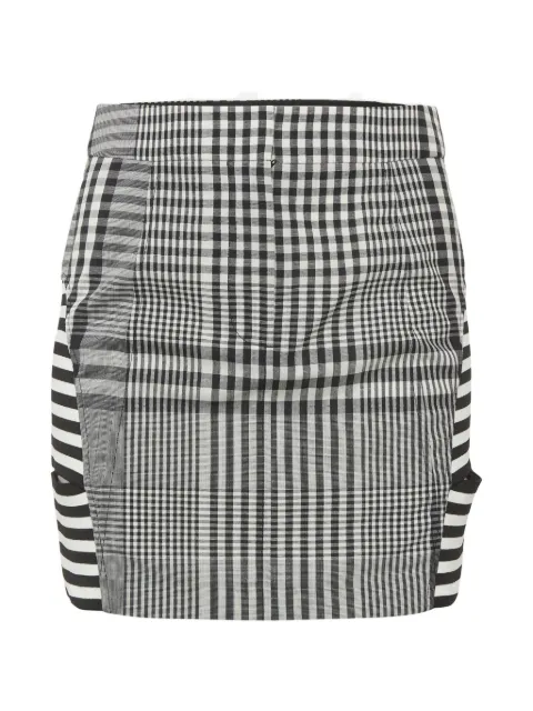 Burberry Pre-Owned check-print mini skirt Black 1291695