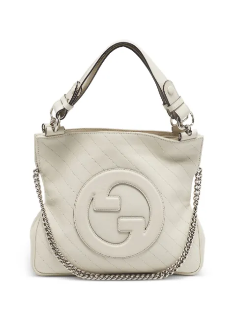 Gucci Pre-Owned Blondie diagonal-quilt tote bag Neutrals 1340705