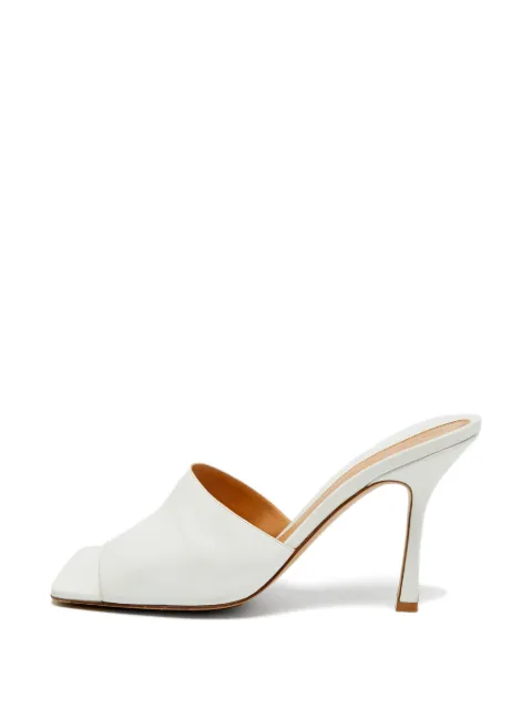 Bottega Veneta Pre-Owned leather heeled sandals White 1299756