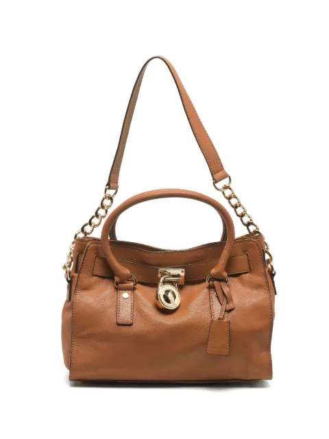 Michael Kors Vintage Hamilton leather tote bag Brown 1293346