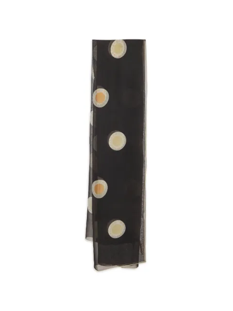 Bvlgari Pre-Owned print scarf Black 1360349