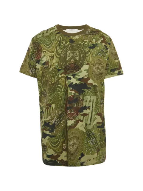 Givenchy Pre-Owned camouflage-print T-shirt Green 1274022
