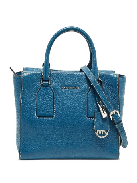 Michael Kors Vintage Selby leather tote bag Blue 1281554