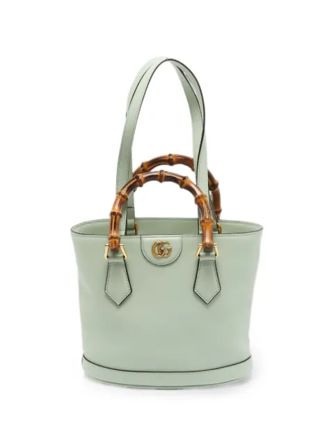Gucci Pre-Owned Diana bamboo-handle tote bag Green 1360739