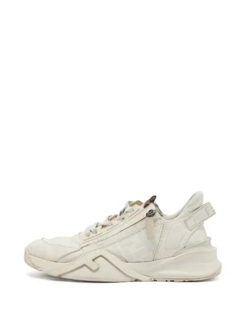 Fendi Pre-Owned Flow FF canvas sneakers Neutrals 1349868