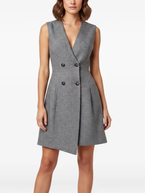 Ermanno Scervino Vintage mini double-breasted dress Grey 1360473
