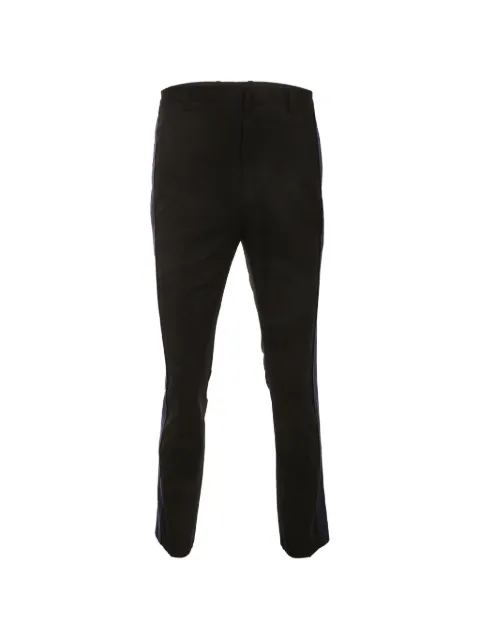 Lanvin Pre-Owned wool straight-leg trousers Black 1265142
