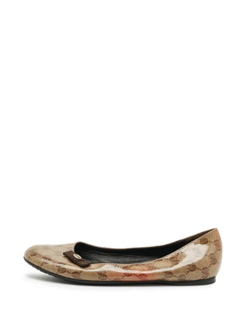 Gucci Pre-Owned Hysteria ballet flats Neutrals 1302748