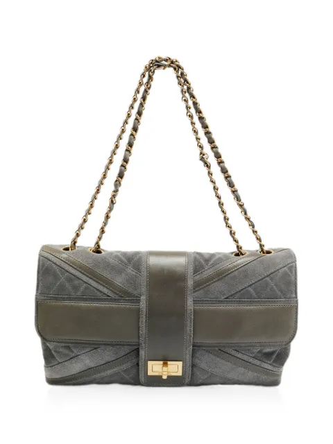 CHANEL Pre-Owned 2008-2009 Union Jack Reissue shoulder bag Grey 1268216