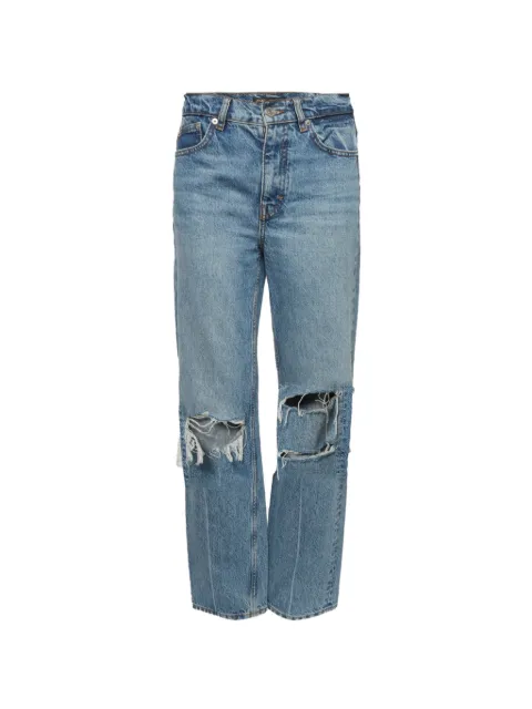 Maje ripped loose-fit jeans Blue 1294584