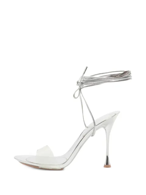 Gianvito Rossi Spice lace-up sandals White 1330940