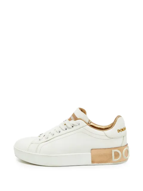 Dolce & Gabbana Pre-Owned Portofino low-top sneakers White 1360617