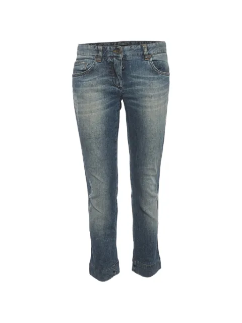 Dolce & Gabbana Pre-Owned cropped jeans Blue 1308737