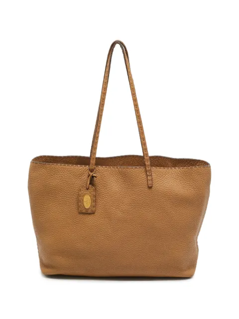 Fendi Pre-Owned 2010 Roll Selleria leather tote bag Neutrals 1361294