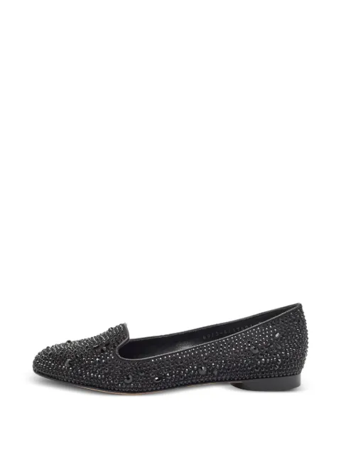 Gina crystal-embellished ballet flats Black 1350870