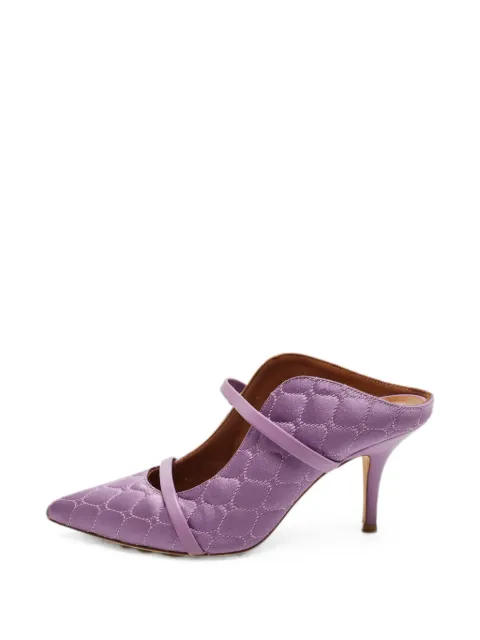 Malone Souliers Maureen quilted mules Purple 1261596