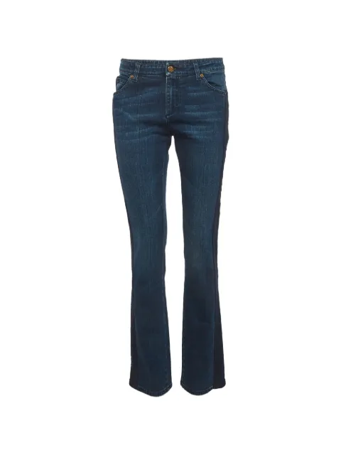 Louis Vuitton Pre-Owned zip-up skinny jeans Blue 1307752