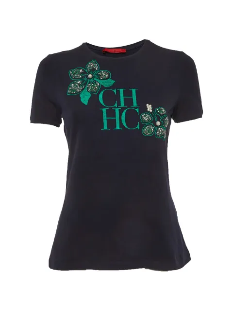 Carolina Herrera Vintage short-sleeve T-shirt Blue 1302261