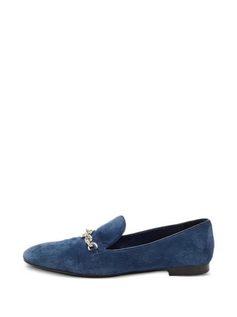 Louis Vuitton Pre-Owned embellished smoking pumps Blue 1325756