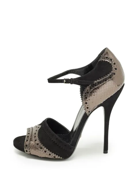 Gucci Pre-Owned D'Orsay brogue pumps Black 1291927