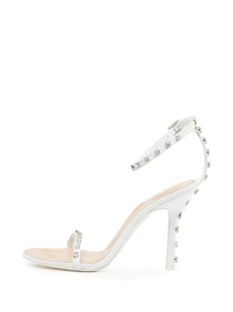 Pre-Owned Alexander Wang Nicki crystal-embellished sandals White 1316503