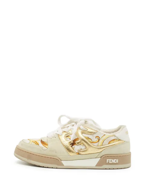 Fendi Pre-Owned x Versace Fendace low-top sneakers Neutrals 1342440